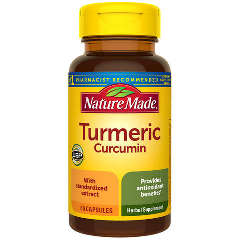 Nature Made, Turmeric Curcumin, 500 mg, 60 Caps Nature Made