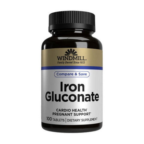 Windmill Health, Fe Gluconate, 239 mg, 100 Tabs Windmill Health