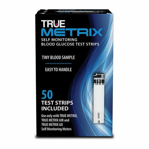 True Metrix, Blood Glucose Test Strips, 50 Count True Metrix
