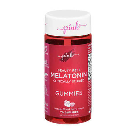 Beauty Rest Sleep Melatonin Gummies Natural Mixed Berry 70 Gummies by Nature's Truth