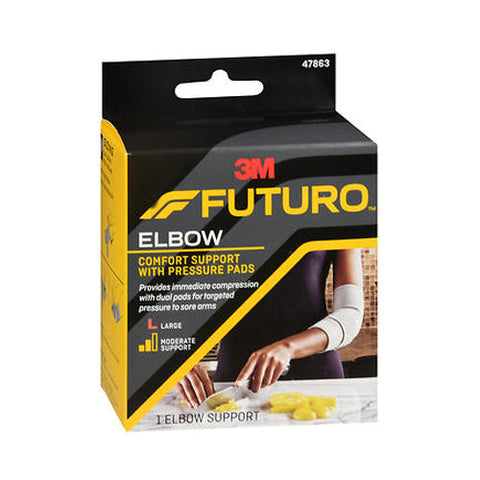 Futuro, Comfort Elbow Support With Pressure Pads Moderate Large, 1 Each Futuro
