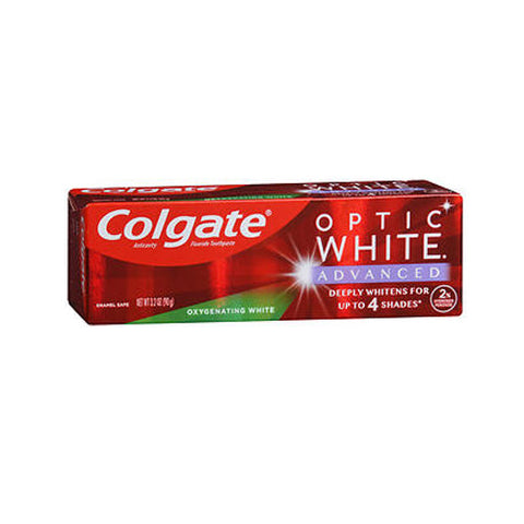 Colgate, Optic White Advanced Teeth Whitening Toothpaste Vibrant Clean, 3.2 Oz Colgate