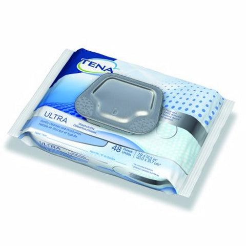 Tena, Ultra Washcloths, Count of 48 Tena