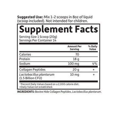 Garden of Life, Grass Fed Collagen Peptides Unflavored, 19.75 Oz Garden of Life