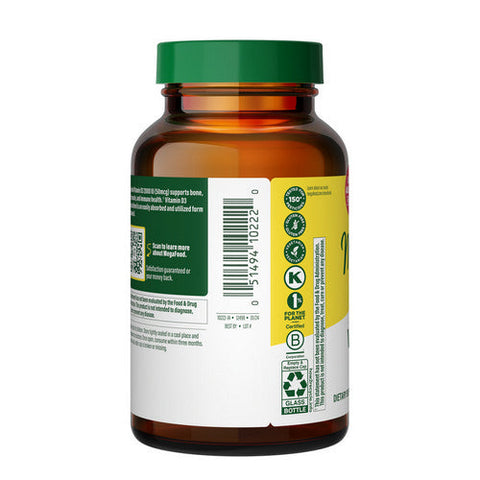 MegaFood, Vitamin D3, 2000 IU, 90 Tabs MegaFood