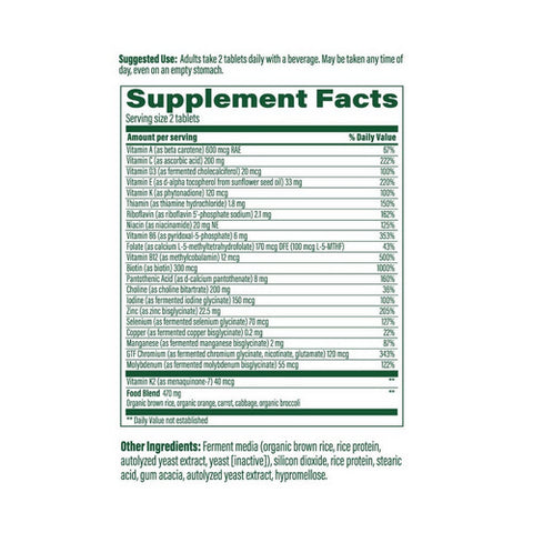 MegaFood, Men's Advanced Multivitamin, 60 Tabs MegaFood