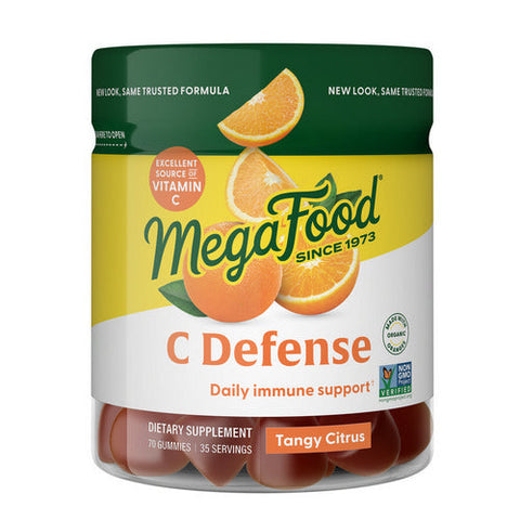 MegaFood, C Defense, Tangy Citrus, 70 Gummies MegaFood