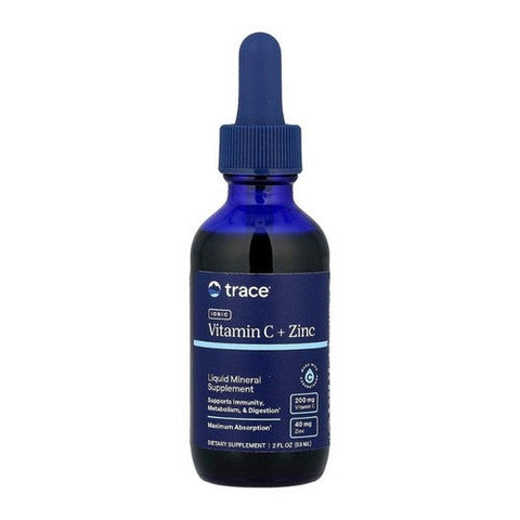 Trace Minerals, Liquid Ionic Vitamin C + Ionic Zinc, 2 Oz Trace Minerals