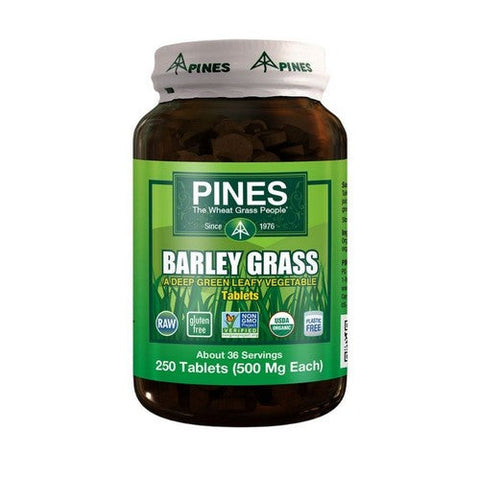 Pines Wheat Grass, Barley Grass, 500 Mg, 250 Tabs Pines Wheat Grass