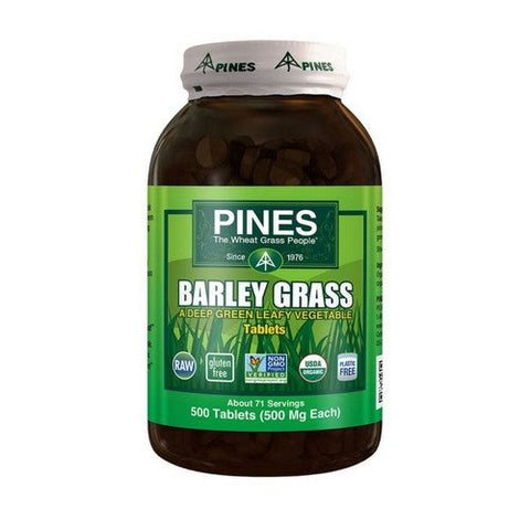 Pines Wheat Grass, Barley Grass, 500 Mg, 500 Tabs Pines Wheat Grass