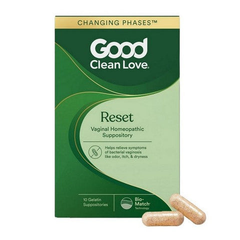 Good Clean Love, Love Reset Homeopathic Vaginal Suppository, 10 Caps Good Clean Love