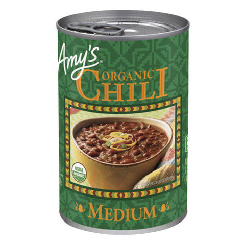 Amys, Organic Chili Vegan Medium, 14.7 Oz(Case Of 12) Amys
