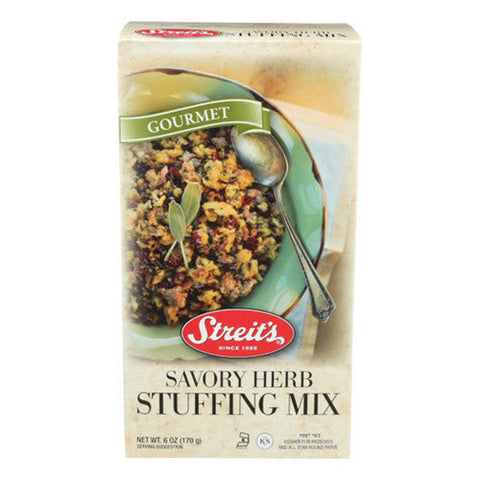 Streits, Savory Herb Stuffing Mix, 6 Oz(Case Of 12) Streits