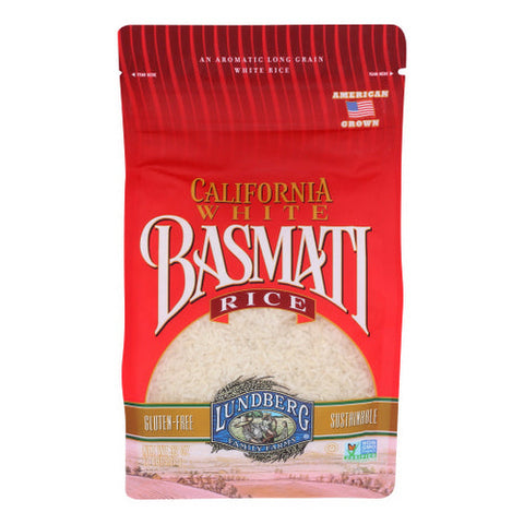 Lundberg, California White Basmati Rice, 32 Oz(Case Of 6) Lundberg