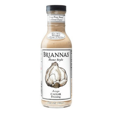 Briannas, Home Style Dressing Asiago Caesar, 12 Oz(Case Of 6) Briannas