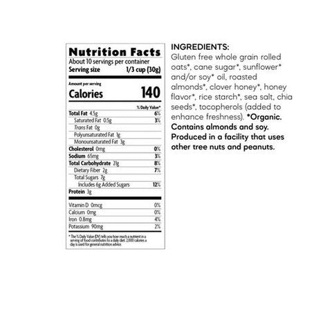 Natures Path, Organic Honey Almond Granola, 11 Oz(Case Of 8) Natures Path