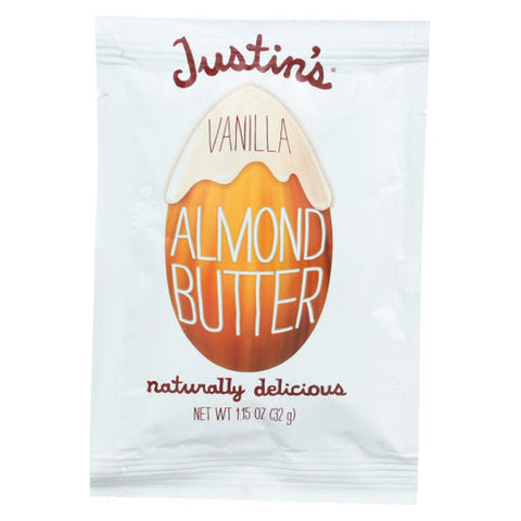 Justin's, Vanilla Almond Butter, 1.15 Oz(Case Of 10) Justin's