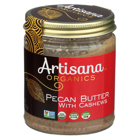 Artisana, Organic Raw Pecan Nut Butter with Cashews, 8 Oz(Case Of 6) Artisana