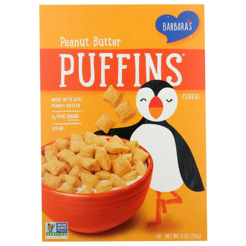 Barbara's, Puffins Cereal Peanut Butter, 11 Oz(Case Of 12) Barbara's
