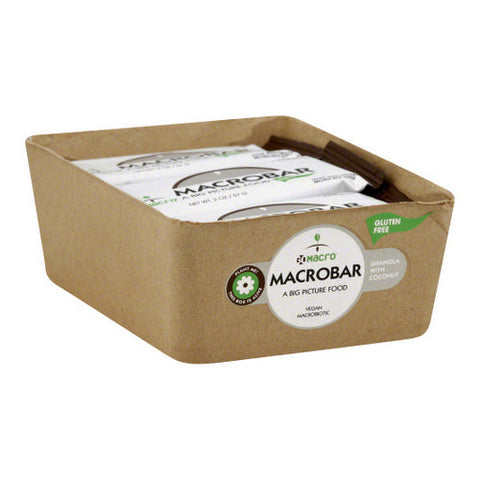 Gomacro, Macrobar Granola With Coconut, 2 Oz(Case Of 12) Gomacro