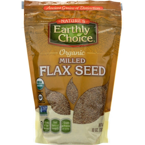 Seed Flax Milled 10 Oz(Case Of 6) by Natures Earthly Choice
