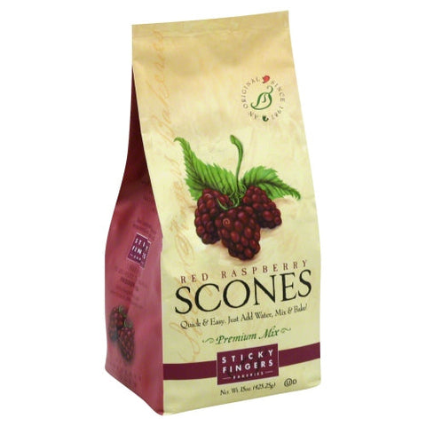 Sticky Fingers, Mix Scone Raspbry, 16 Oz(Case Of 6) Sticky Fingers
