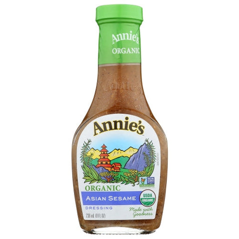 Annie's Homegrown, Organic Asian Sesame Homegrown Dressing, 8 Oz(Case Of 6) Annie's Homegrown
