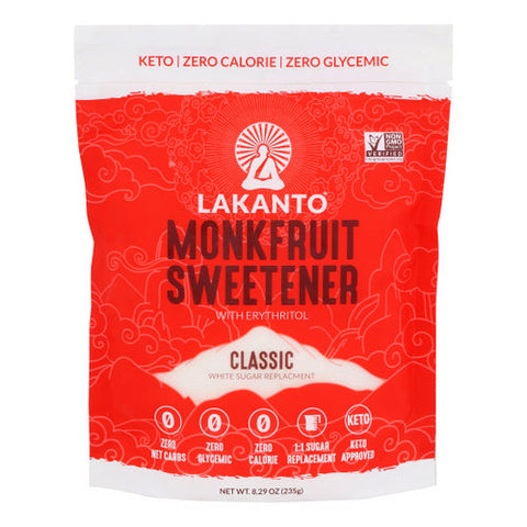Lakanto, Monkfruit Sweetener Classic, 8.29 Oz(Case Of 10) Lakanto