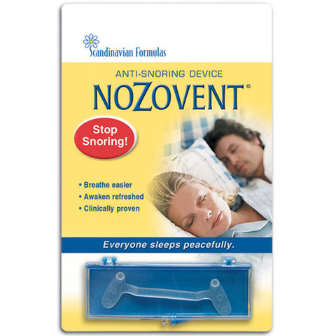 Scandinavian Formulas, Nozovent Anti-Snoring Device, 1 Count Scandinavian Formulas