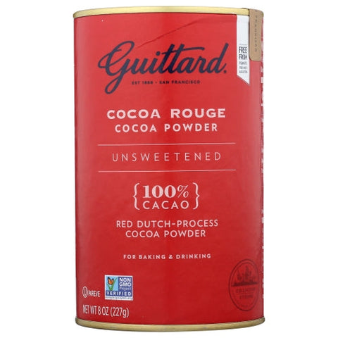 Guittard, Cocoa Powder-Unsweetened, 8 Oz(Case Of 9) Guittard