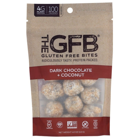 The Gfb, Bites Drk Choc Coconut, 4 Oz(Case Of 6) The Gfb