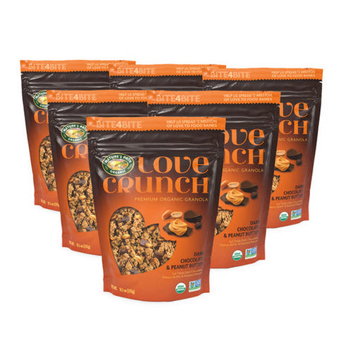 Natures Path, Organic Love Crunch Peanut Butter And Dark Chocolate Granola, 11.5 Oz(Case Of 6) Natures Path
