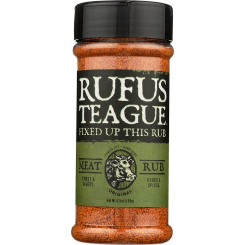 Rufus Teague, Rub Original Meat, 6.5 Oz(Case Of 6) Rufus Teague