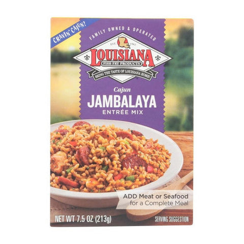 Louisiana Fish Fry, Jambalaya Mix, 7.5 Oz(Case Of 6) Louisiana Fish Fry