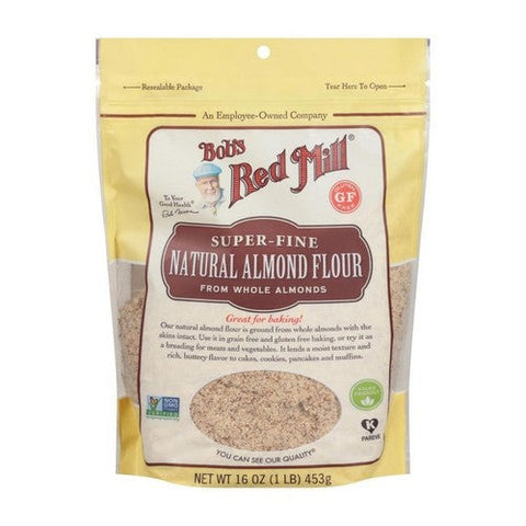 Bobs Red Mill, Super Fine Natural Almond Flour, 16 Oz(Case Of 4) Bobs Red Mill