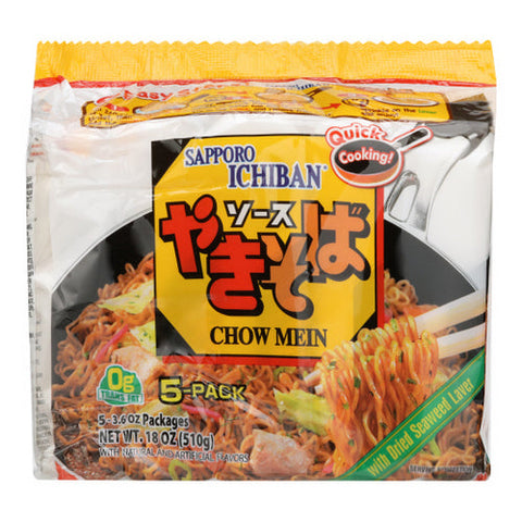 Sapporo, Chow Mein Yakisoba 5Pk, 18 Oz(Case Of 6) Sapporo