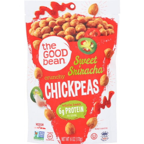 The Good Bean, Chickpea Swt Sriracha, 6 Oz(Case Of 6) The Good Bean