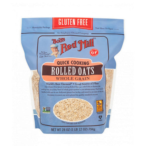 Bobs Red Mill, Quick Cooking Rolled Oats, 28 Oz(Case Of 4) Bobs Red Mill