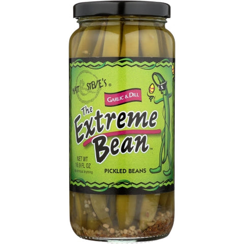 The Extreme Bean, Bean Pickled Garlic N Dil, Case of 6 X 16 Oz The Extreme Bean