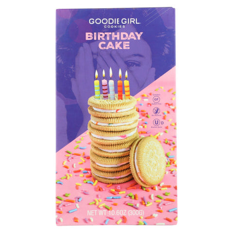 Goodie Girl, Girl Birthday Cake Cookies, 10.6 Oz(Case Of 6) Goodie Girl