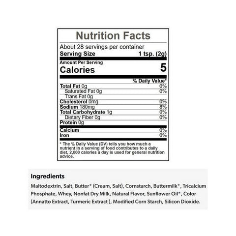 Molly Mcbutter, Butter Sprinkles Original, 2 Oz(Case Of 12) Molly Mcbutter