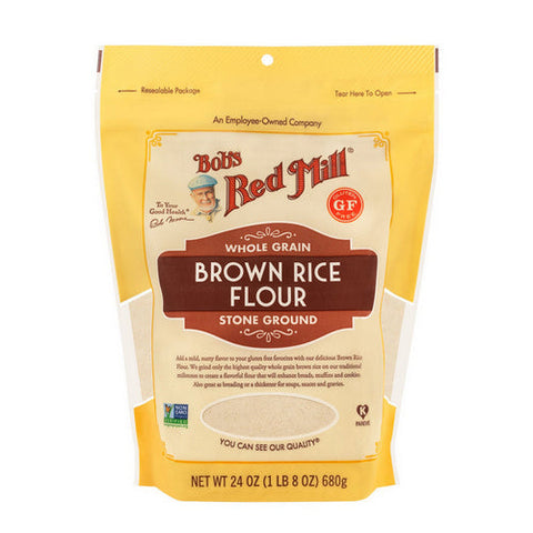 Bobs Red Mill, Brown Rice Flour, 24 Oz(Case Of 4) Bobs Red Mill