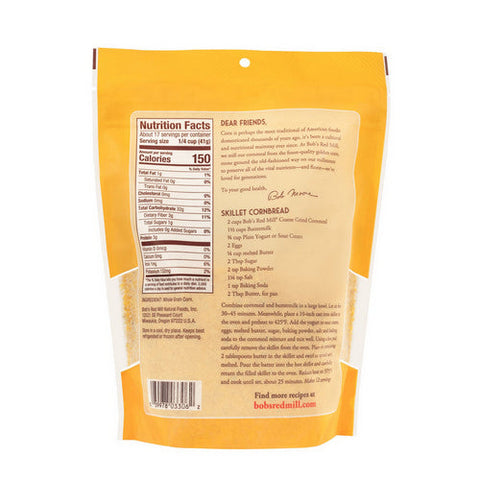 Bobs Red Mill, Coarse Grind Cornmeal, 24 Oz(Case Of 4) Bobs Red Mill