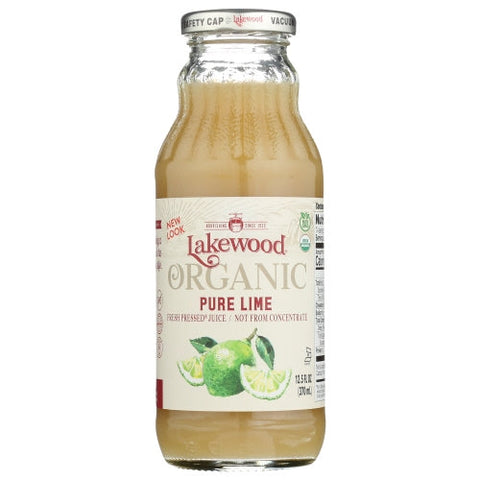Lakewood Organic, Juice Lime Pure Org, Case of 12 X 12.5 Oz Lakewood Organic