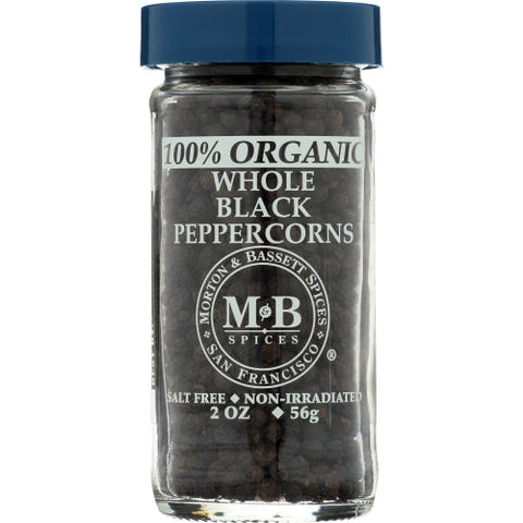Morton & Bassett, Spice Pepr Blk Whole Org, Case of 3 X 2 Oz Morton & Bassett