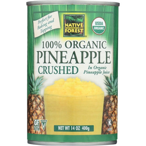 Native Forest, Pineapple Crushed, 14 Oz(Case Of 6) Native Forest