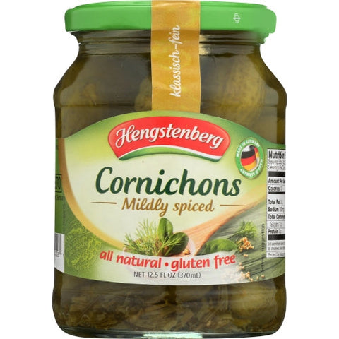 Hengstenberg, Cornichons, 12.5 Oz(Case Of 12) Hengstenberg