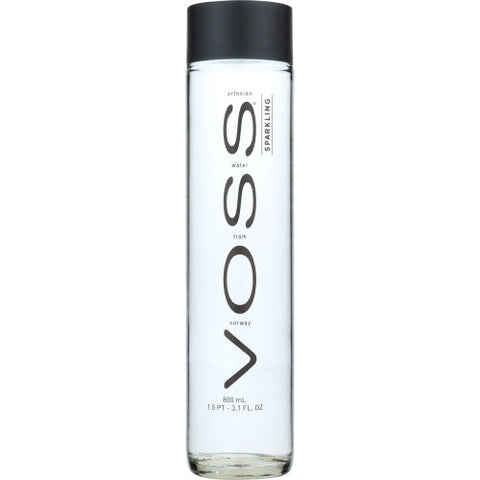 Voss, Water Artesian Sprkl Glas, Case of 12 X 27.1 Oz Voss