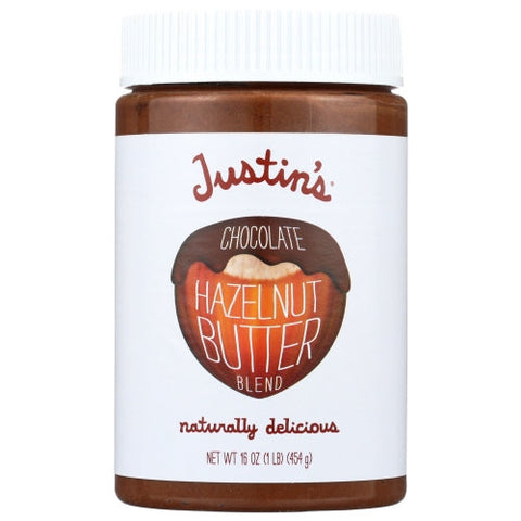 Justin's, Nut Butter Hzlnut Choc Nt, 16 Oz(Case Of 6) Justin's