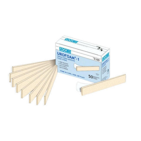 Urocare Products, Adhesive Foam Strips 1 Sided NonSterile 0.09 X 1 X 5.75 Inch, 1 Each Urocare Products